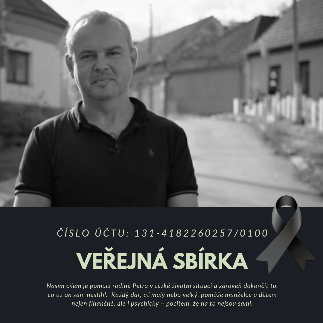 Obec Žďárec - Sbírka na pomoc rodině Petra Vojtěcha